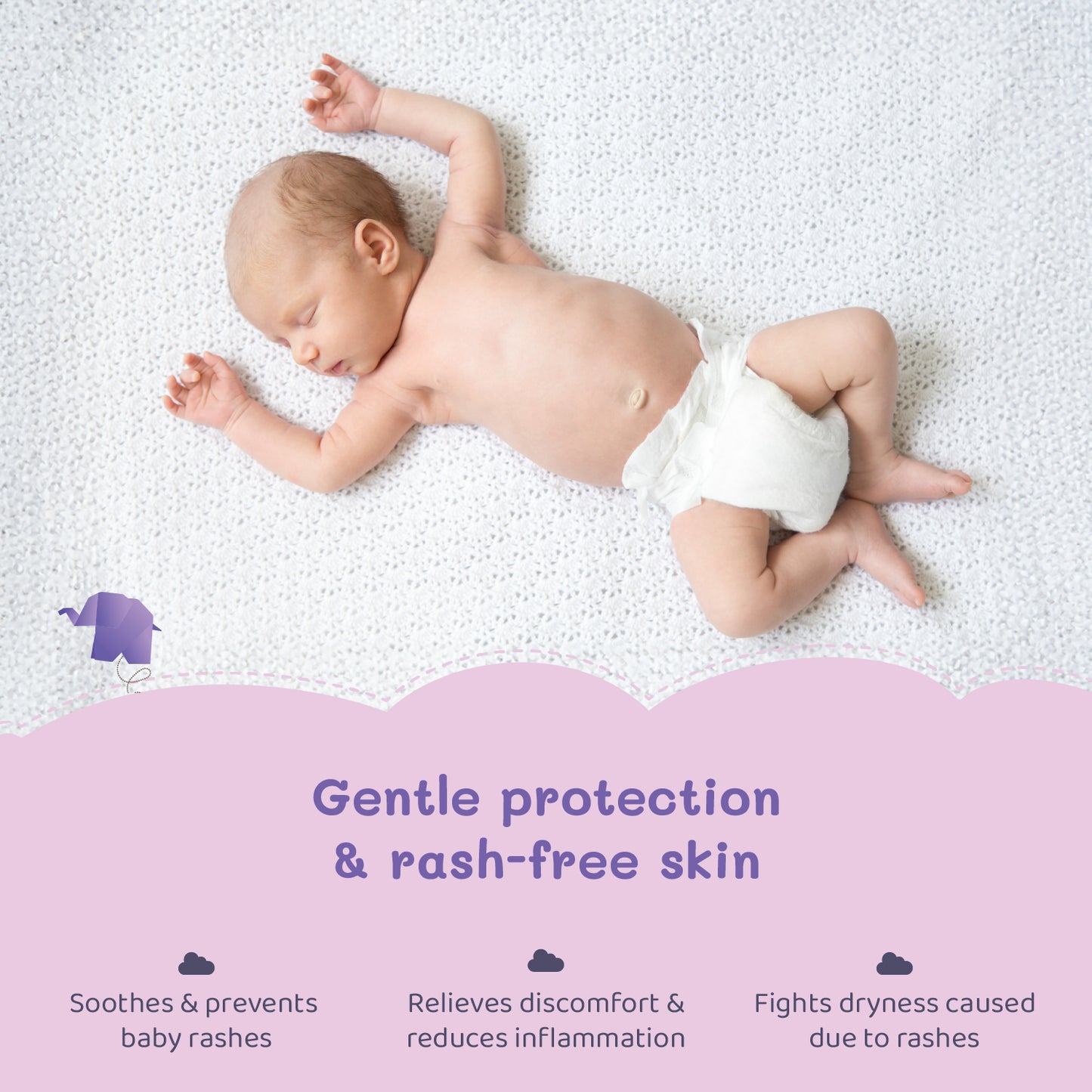 50gm $$** Baby diaper rash cream that soothes, prevents rashes, and reduces inflammation and dryness