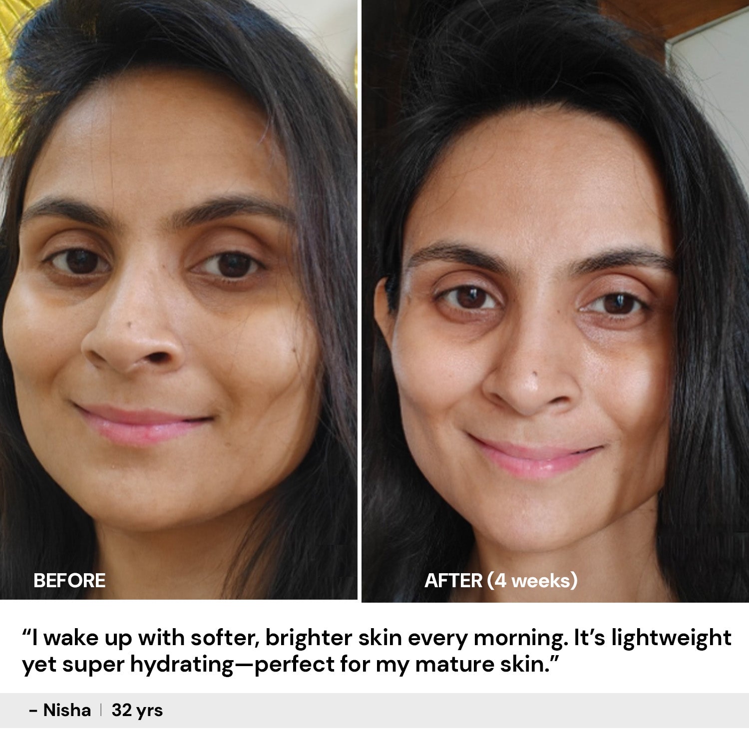 Retinol night cream results after 4 weeks – softer, brighter skin for women