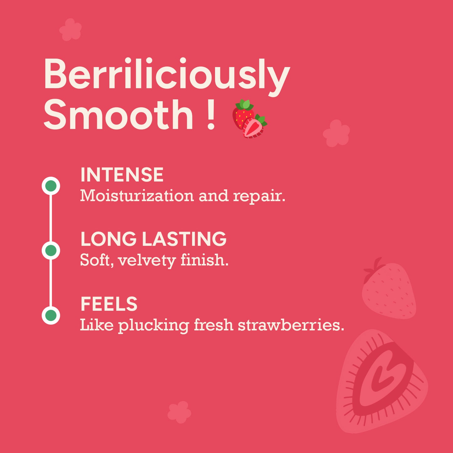 100gm $$** Strawberry Body Cream for intense moisturization, soft velvety finish, and fruity fragrance