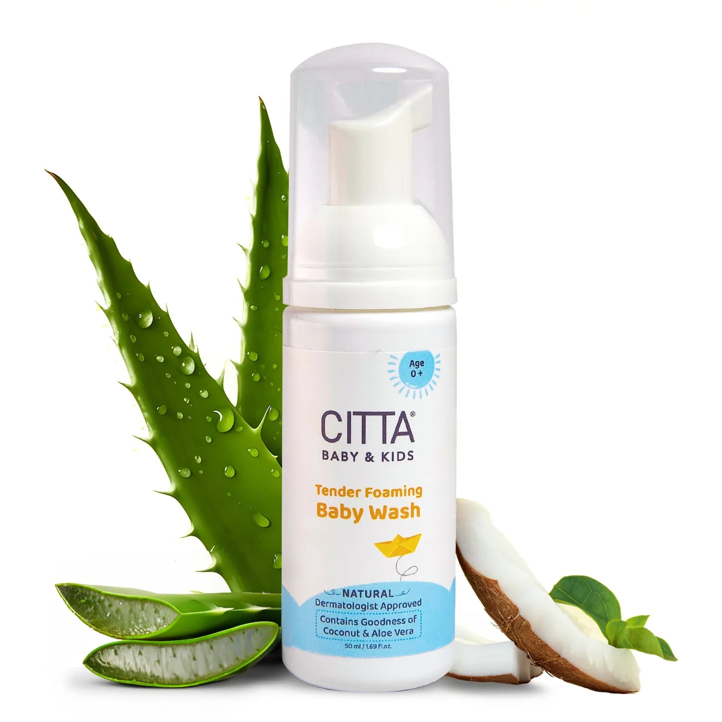 50ml $$** Best body wash for babies in India – CITTA foaming baby wash with natural ingredients