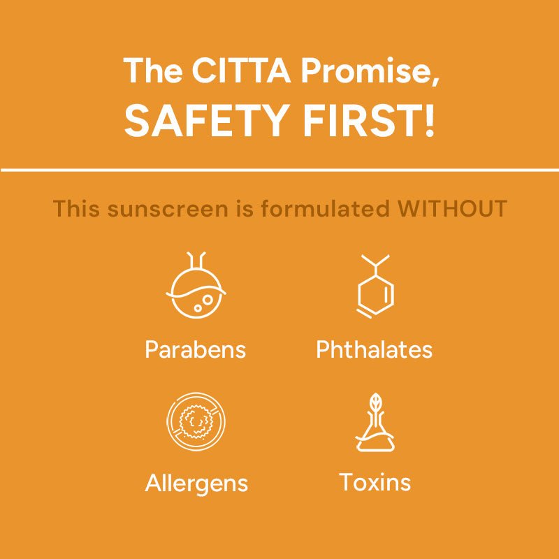 50gm $$** Buy CITTA Sunscreen SPF 50 PA+++ Online in India – free from parabens, phthalates, allergens, and toxins
