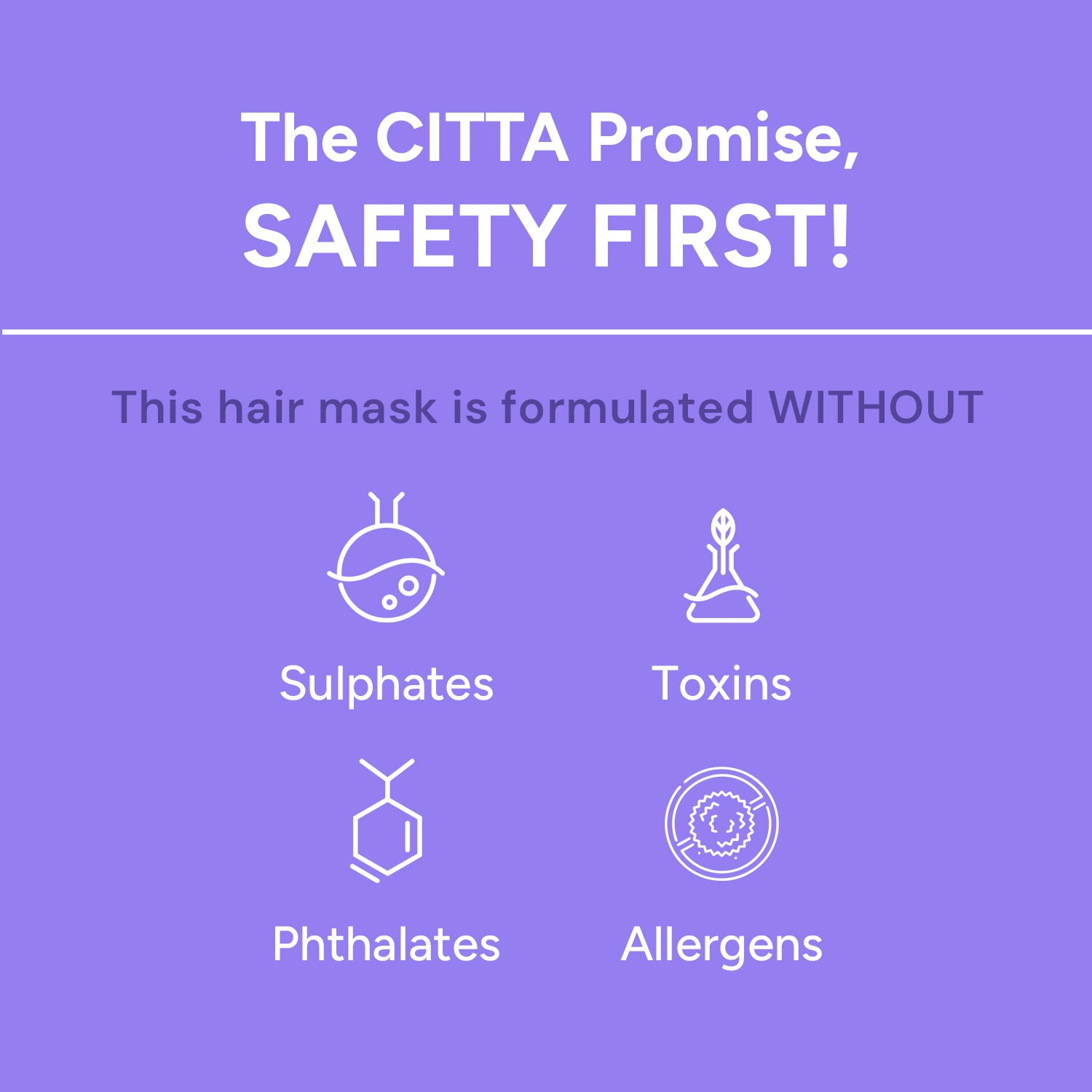 Buy Naturally Made CITTA Deep Conditioning Hair Mask – Free from Sulphates, Allergens, Toxins & Phthalates