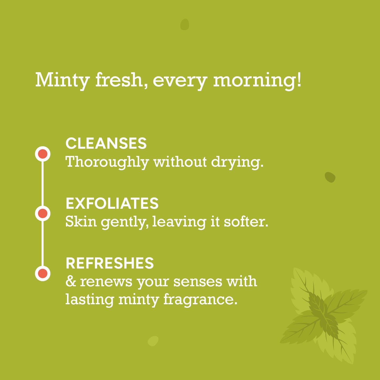200ml $$** Buy Refreshing Body Wash for Men & Women - Minty fresh, every morning