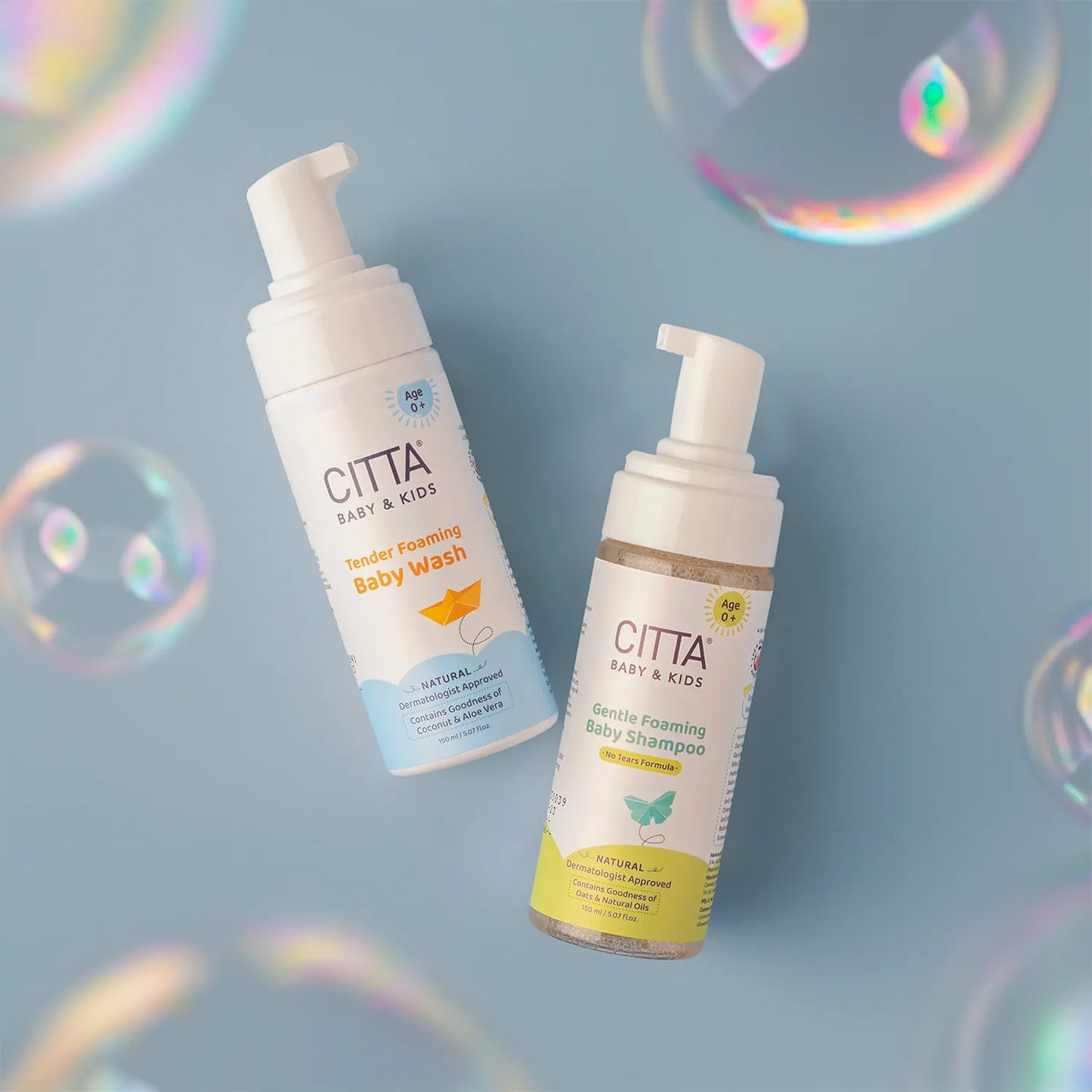 $$** CITTA Baby Bath Set – perfect baby bath gift set with shampoo and body wash