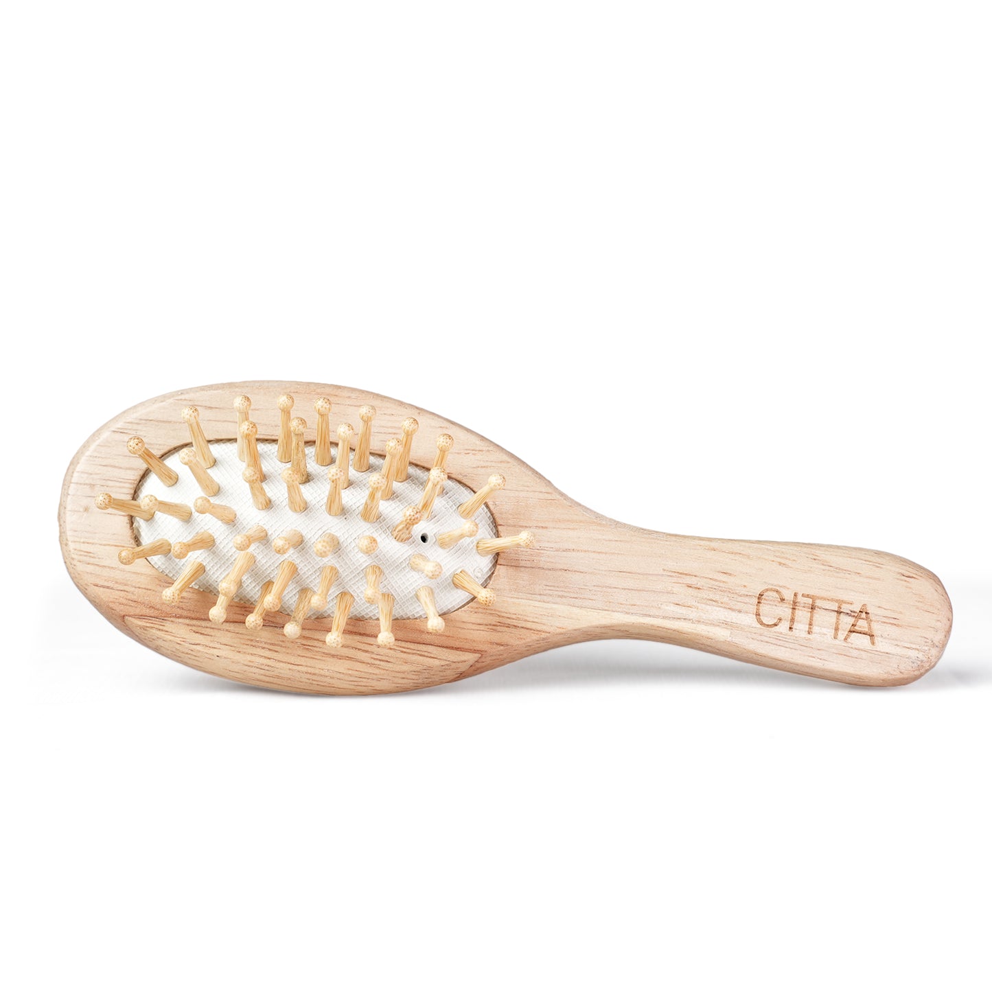 $$** CITTA Baby Hair Brush made from bamboo – soft bristles for newborns and kids