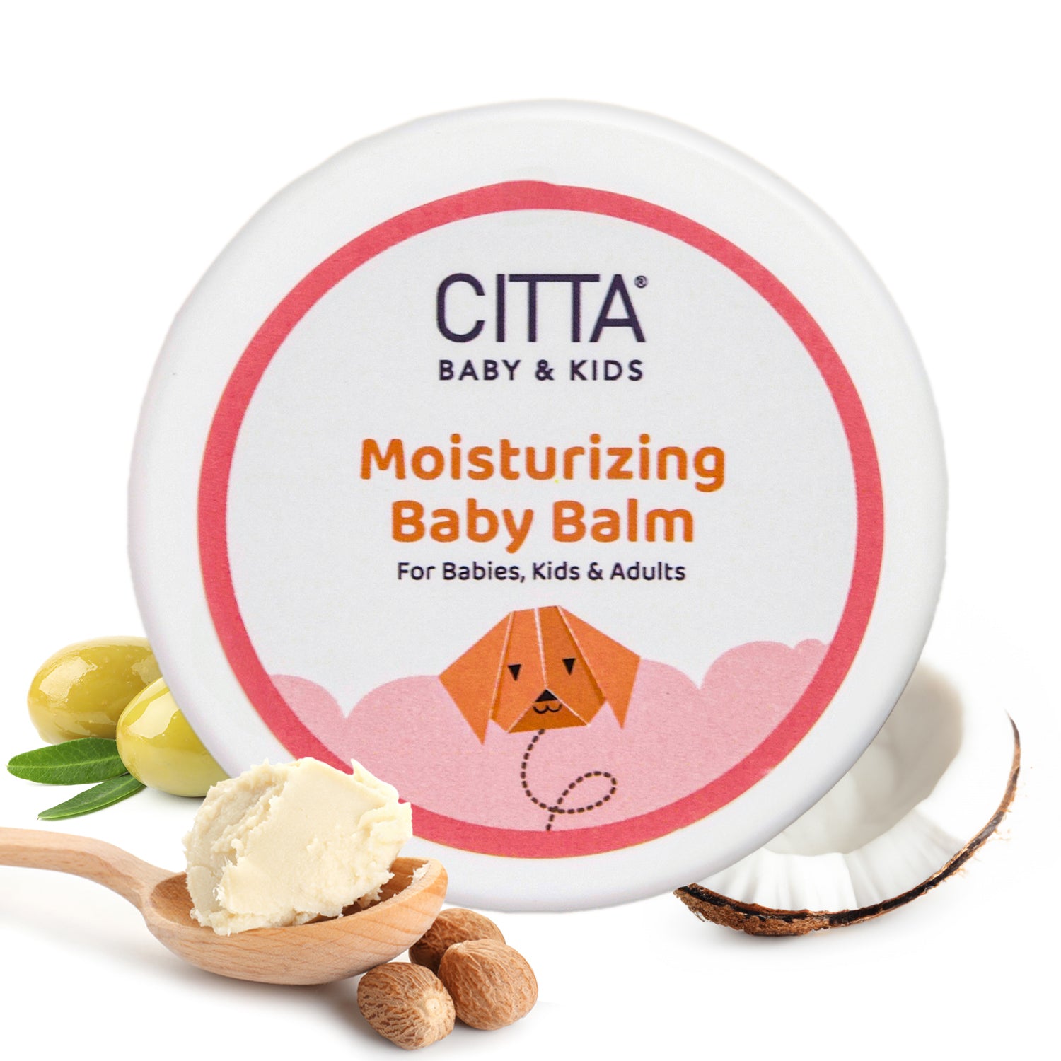 CITTA Moisturizing Baby Balm – Shea Butter, Vitamin E, and Natural Oils – Baby Care Essential