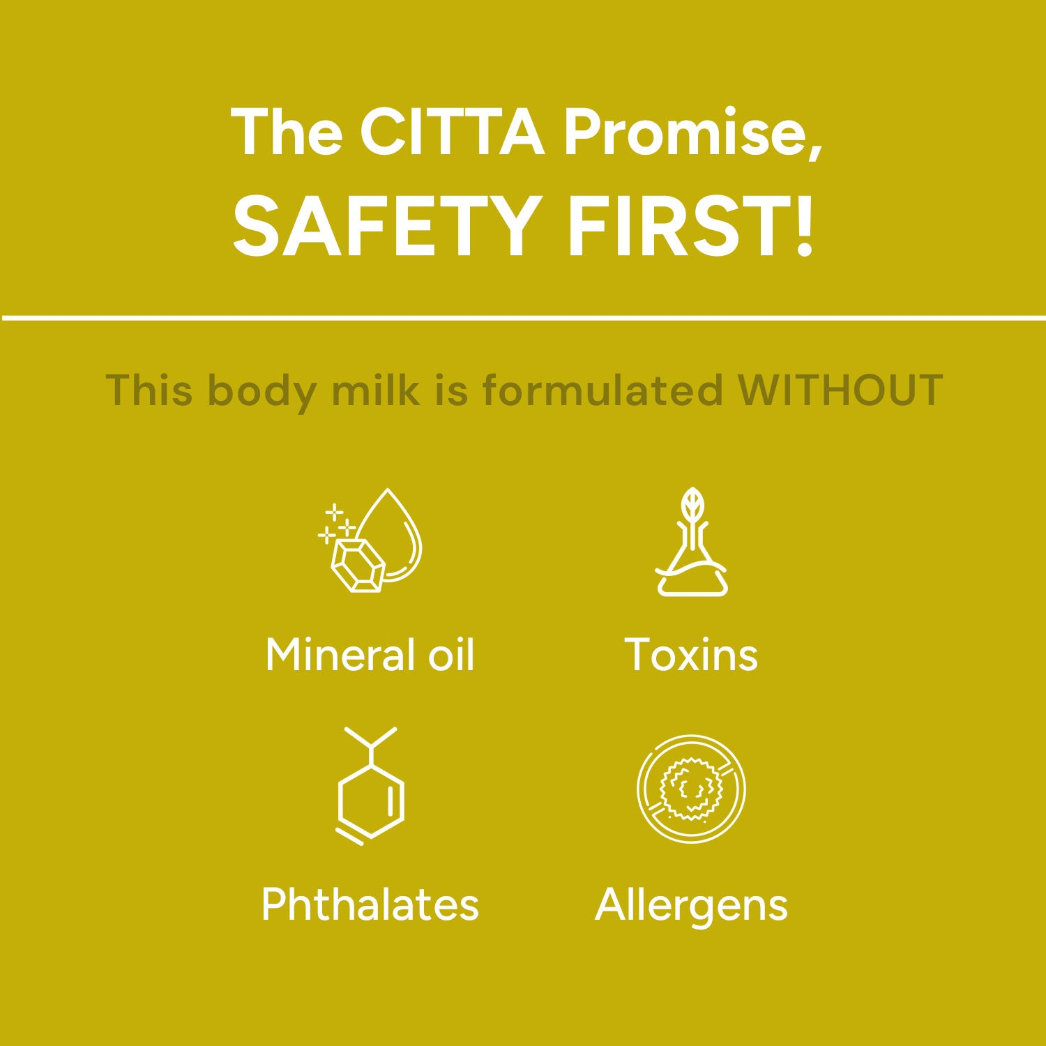 Safe and natural body lotion without mineral oil, toxins, phthalates, or allergens