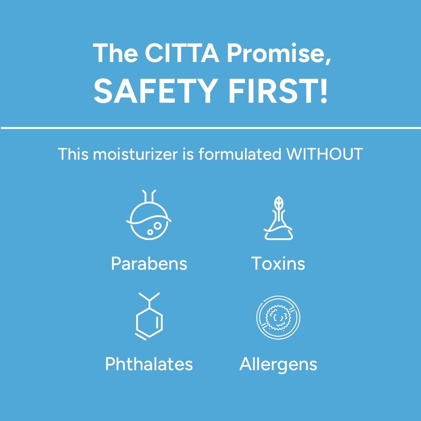 50gm $$** CITTA ceramide moisturizer formulated without parabens, phthalates, toxins or allergens for safe daily use
