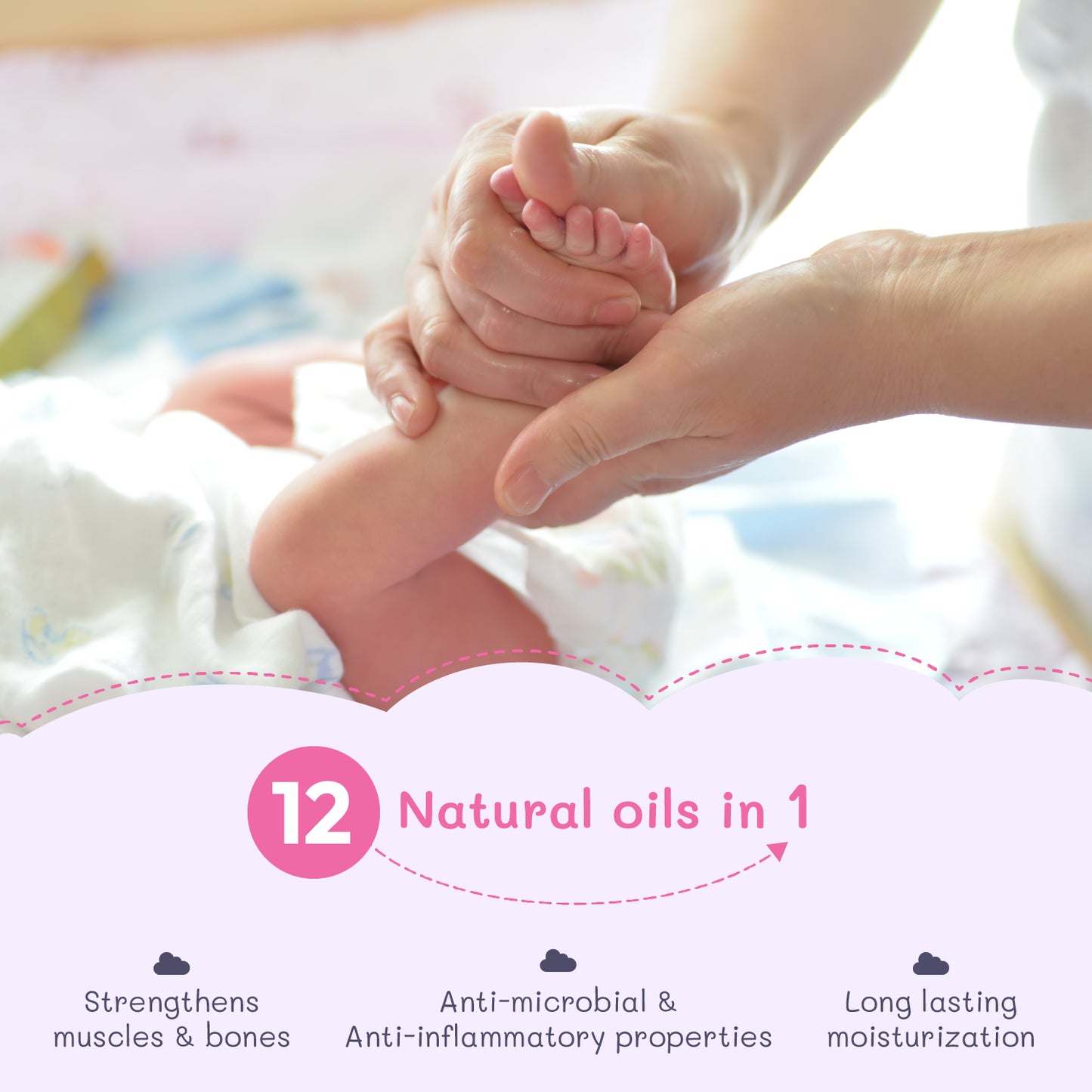 200ml $$** Why CITTA baby oil is better – quick-absorbing, non-sticky blend of 12 natural oils for newborns