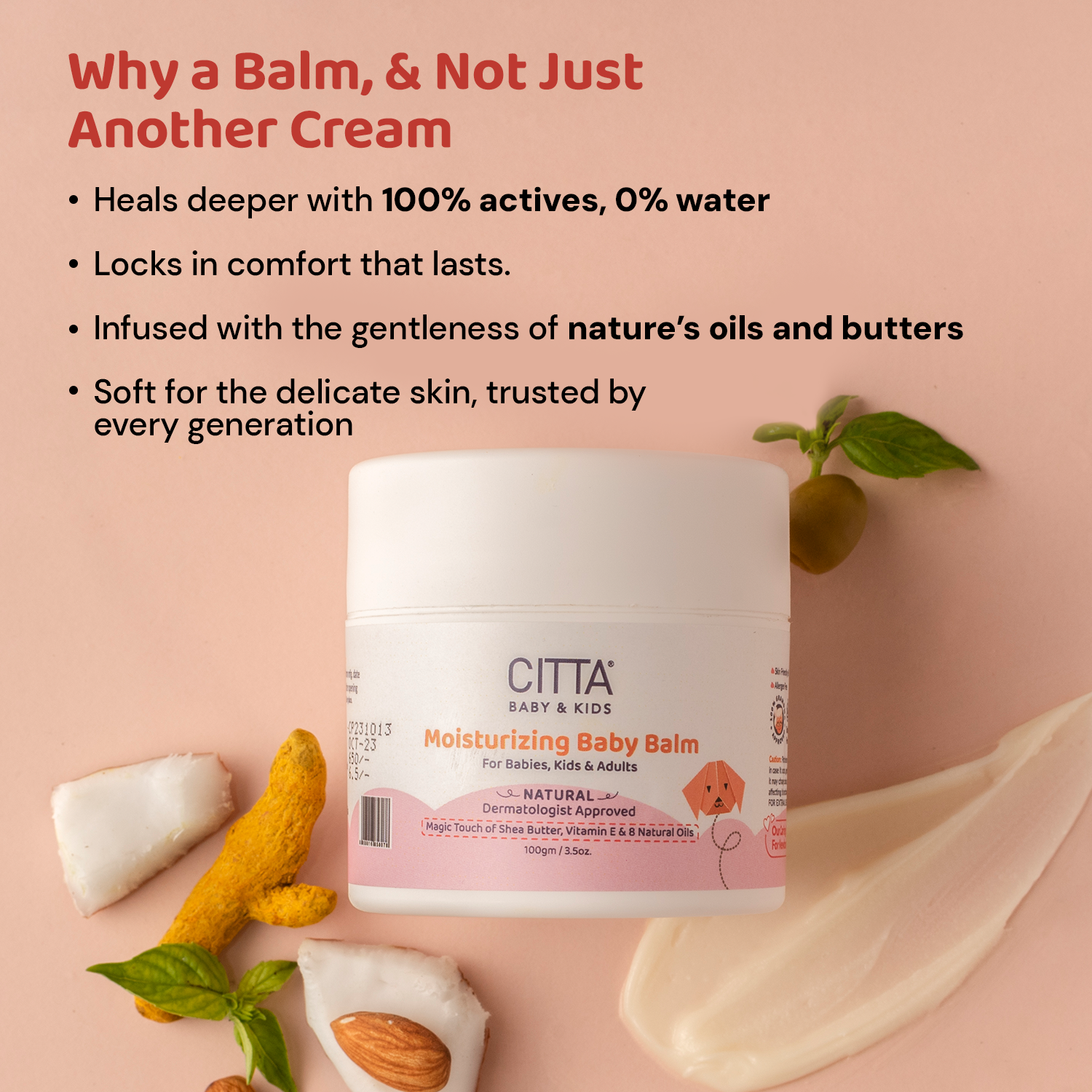 Why Choose Baby Balm over Cream – Best Baby Moisturizer with Shea Butter & Oils