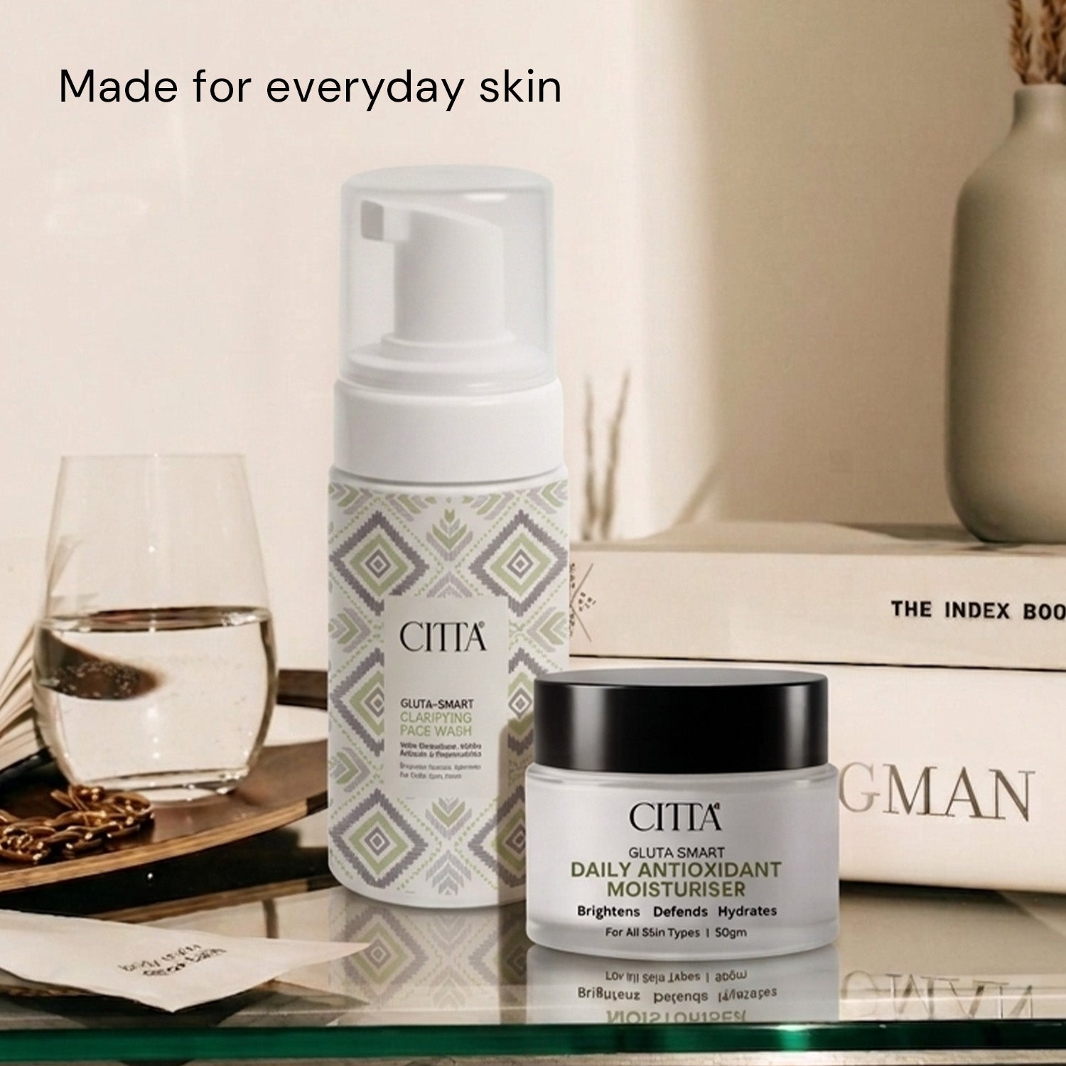 CITTA Gluta-Smart Antioxidant Moisturizer with glutathione and niacinamide