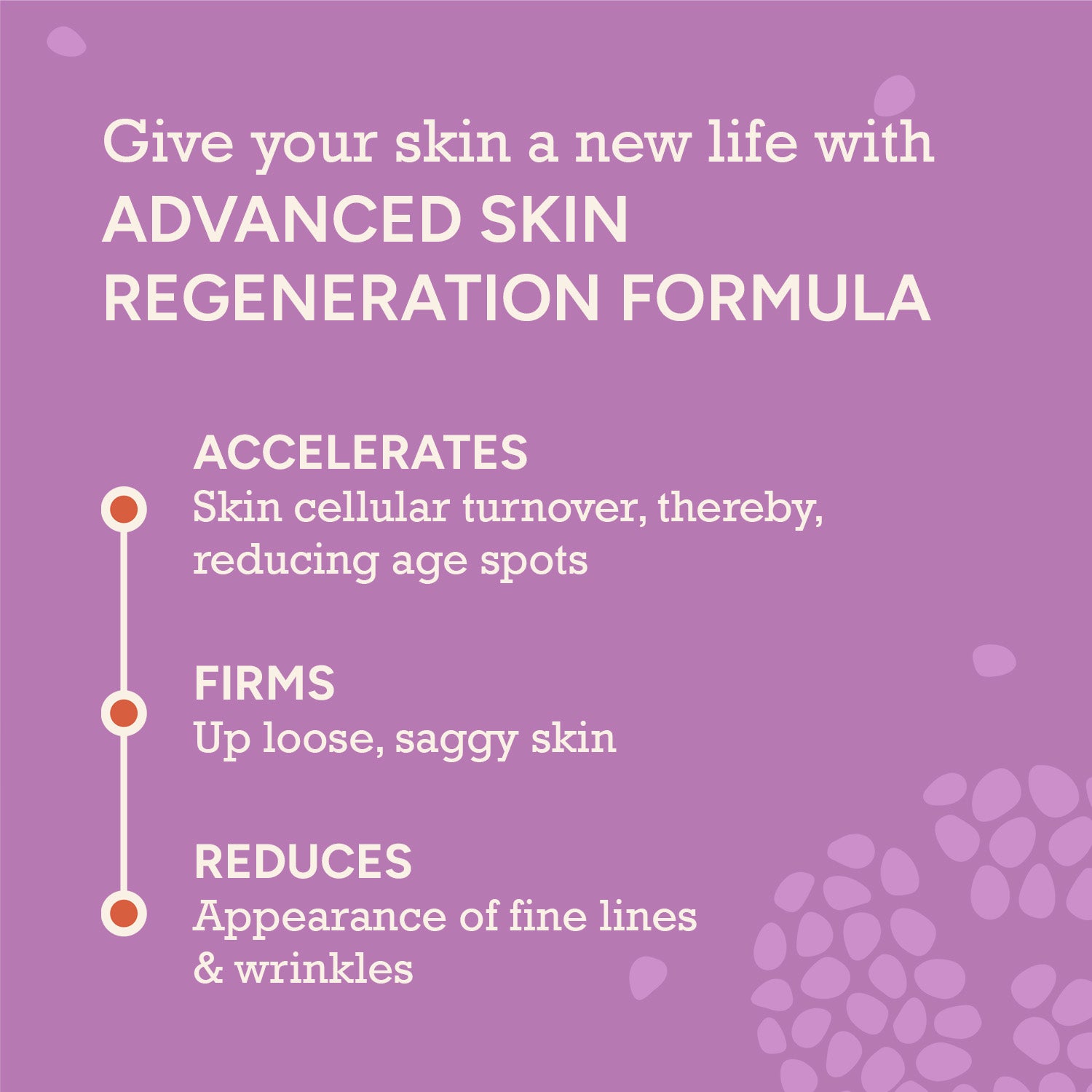 Buy Anti aging face serum with regenerative formula that reduces fine lines, firms skin, and fades age spots