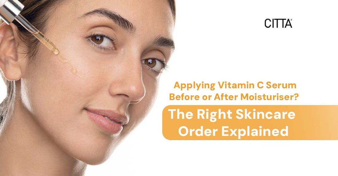 Applying Vitamin C Serum: Before or After Moisturiser? The Right Skincare Order Explained