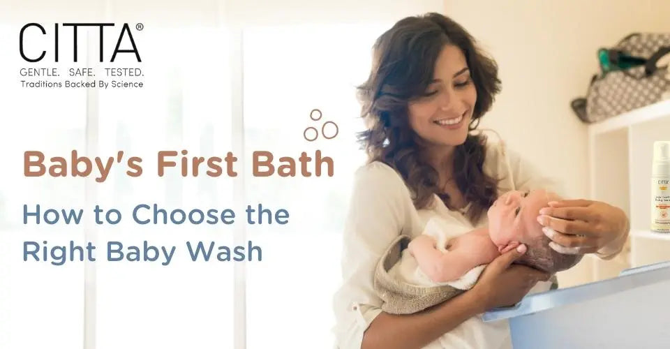 Baby's First Bath: How to Choose the Right Baby Wash