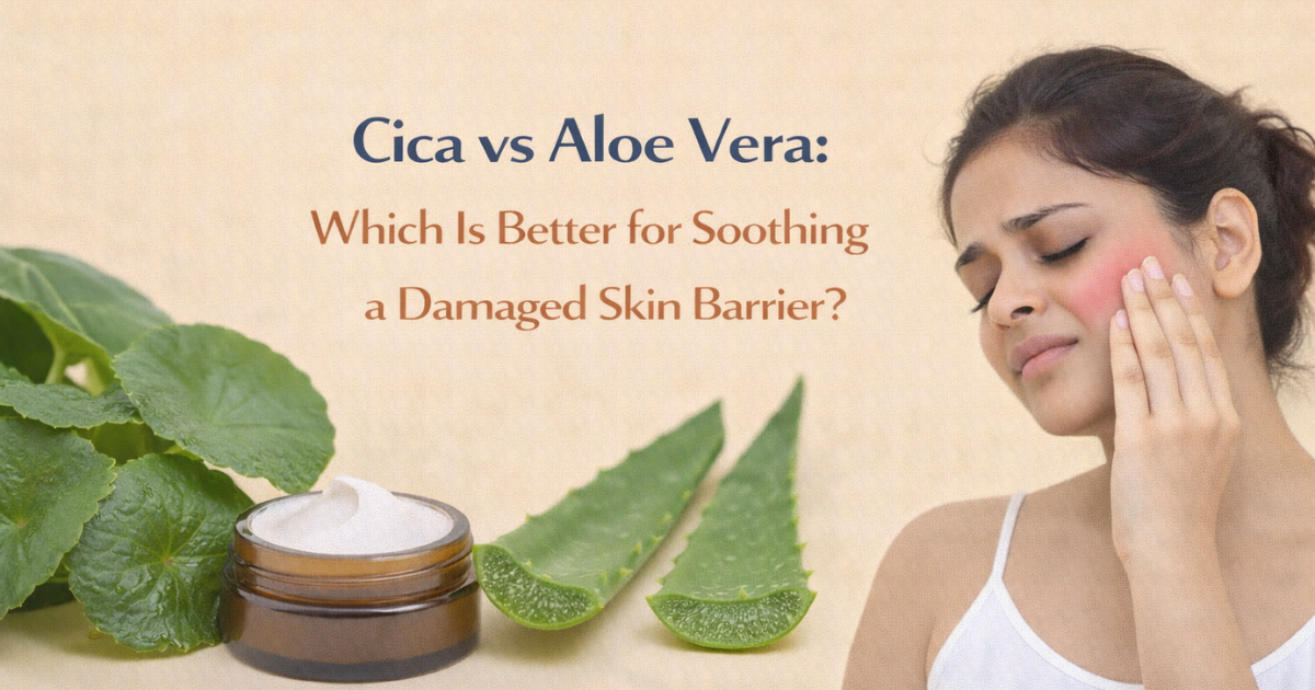 Cica vs Aloe Vera: Which Is Better for Damaged Skin Barrier?
