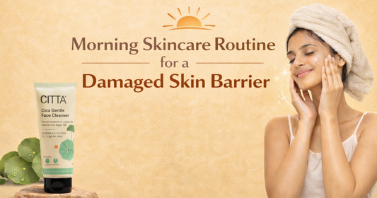 Morning Skincare Routine for a Damaged Skin Barrier