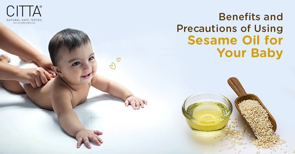 Sesame oil for your baby