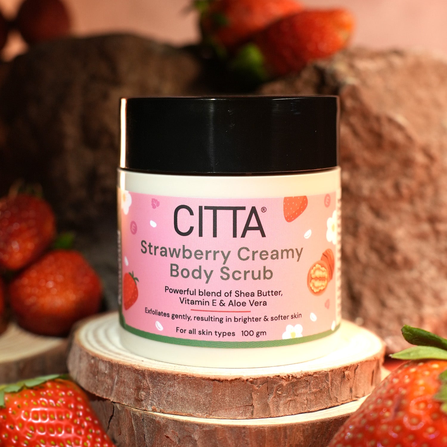 CITTA Strawberry Creamy Body Scrub