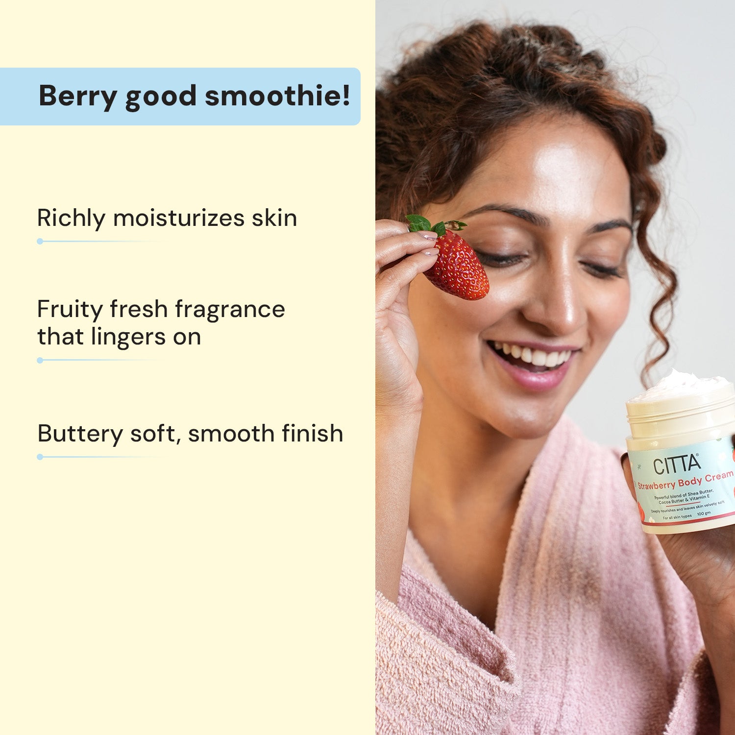 CITTA Strawberry Body Cream