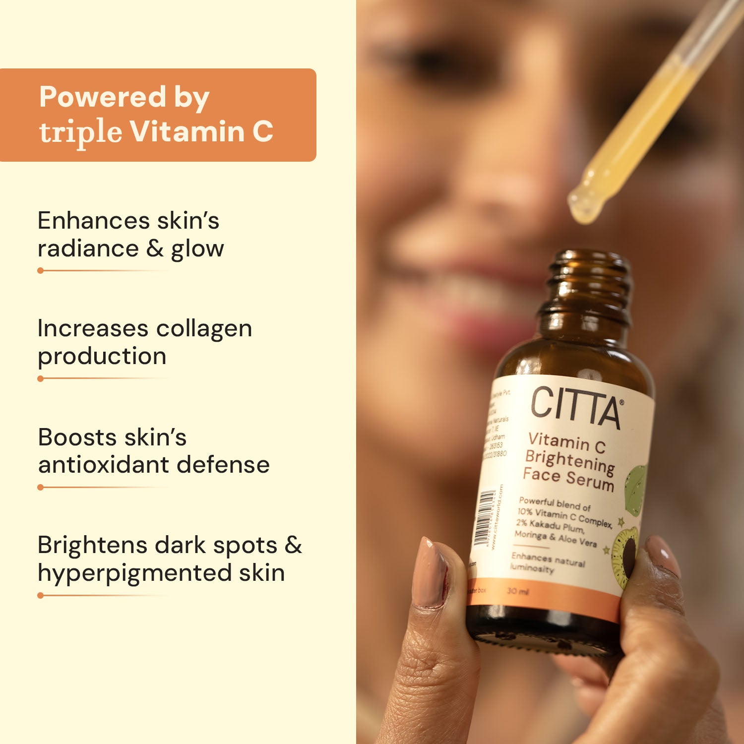 CITTA Vitamin C Brightening Face Serum