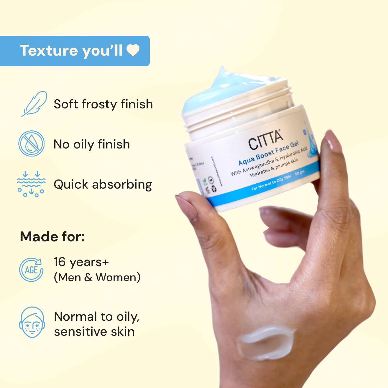 CITTA Aqua Boost Face Gel