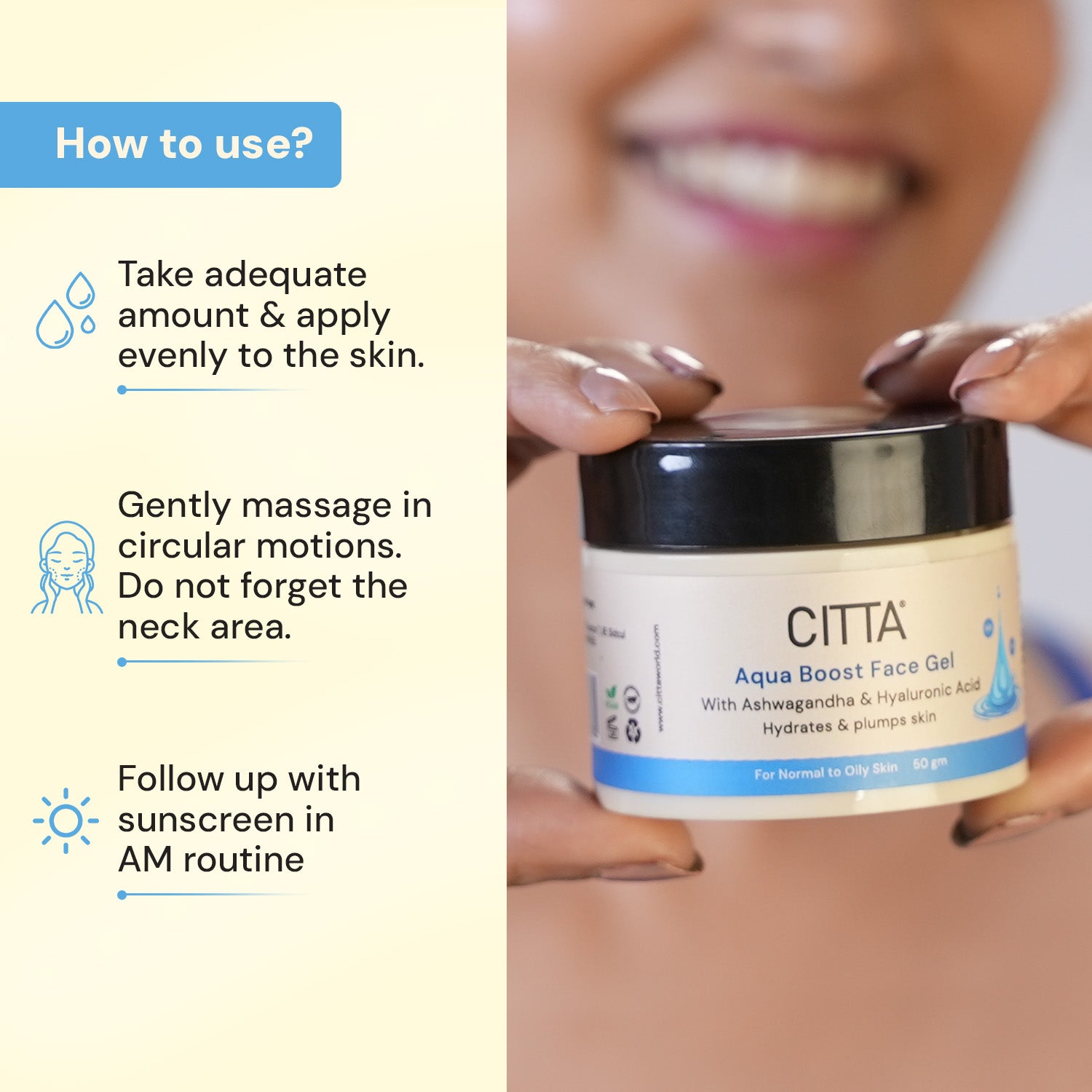 CITTA Aqua Boost Face Gel