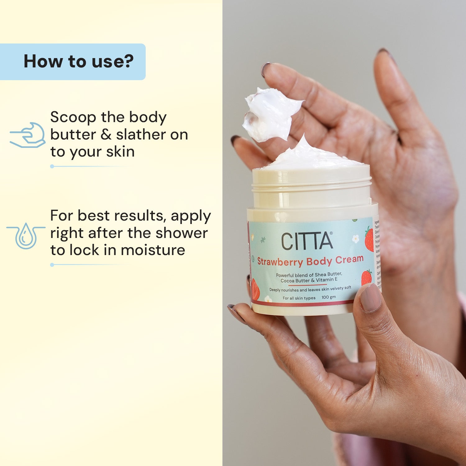 CITTA Strawberry Body Cream