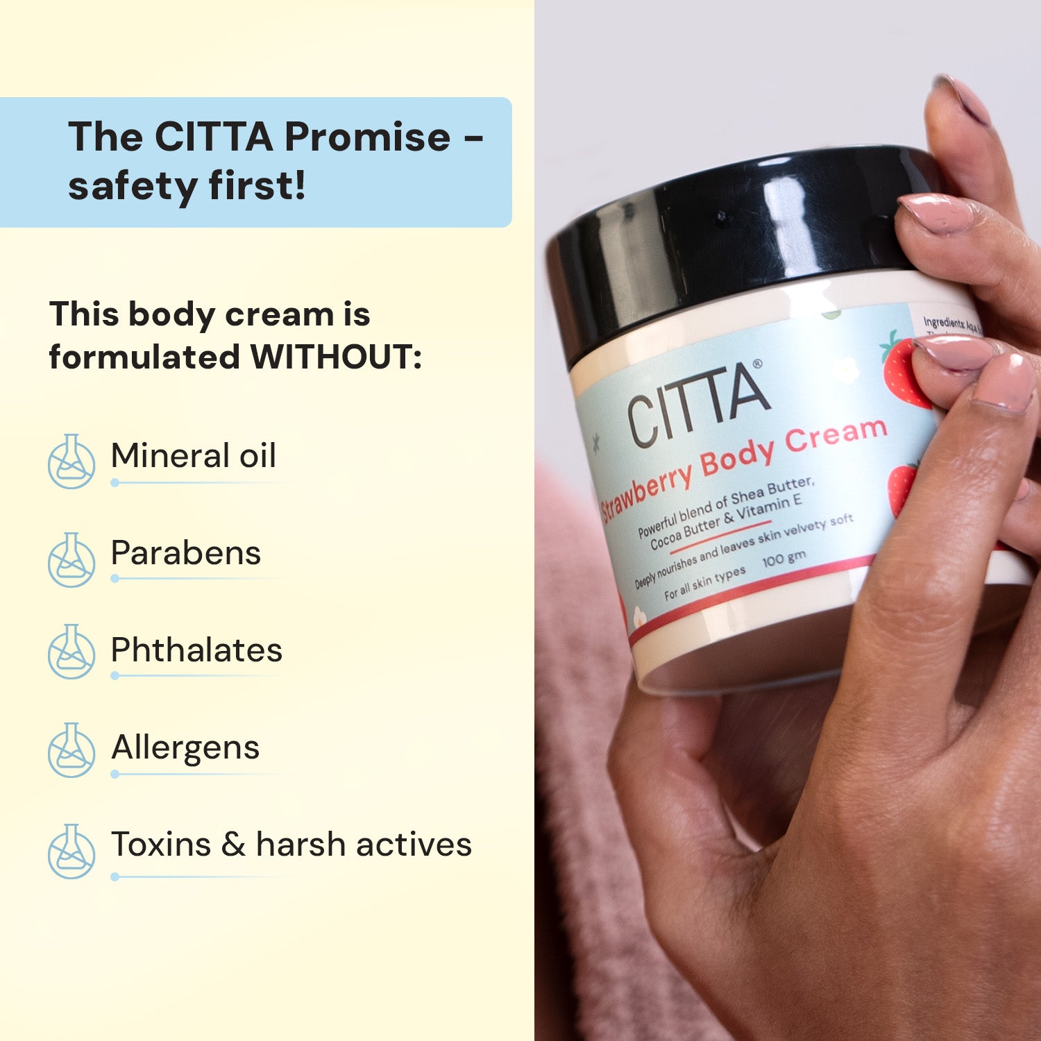 CITTA Strawberry Body Cream