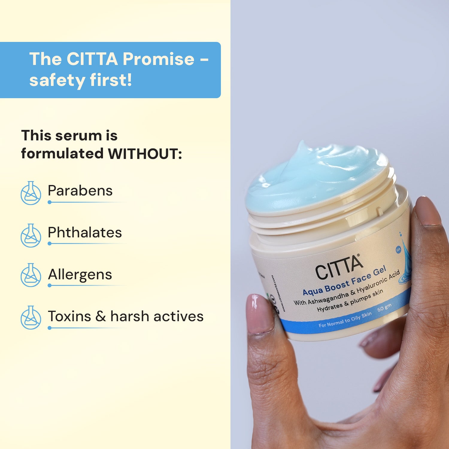 CITTA Aqua Boost Face Gel