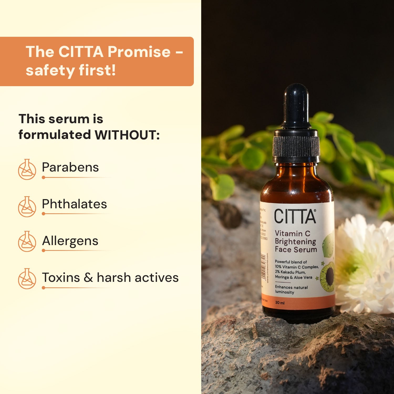 CITTA Vitamin C Brightening Face Serum