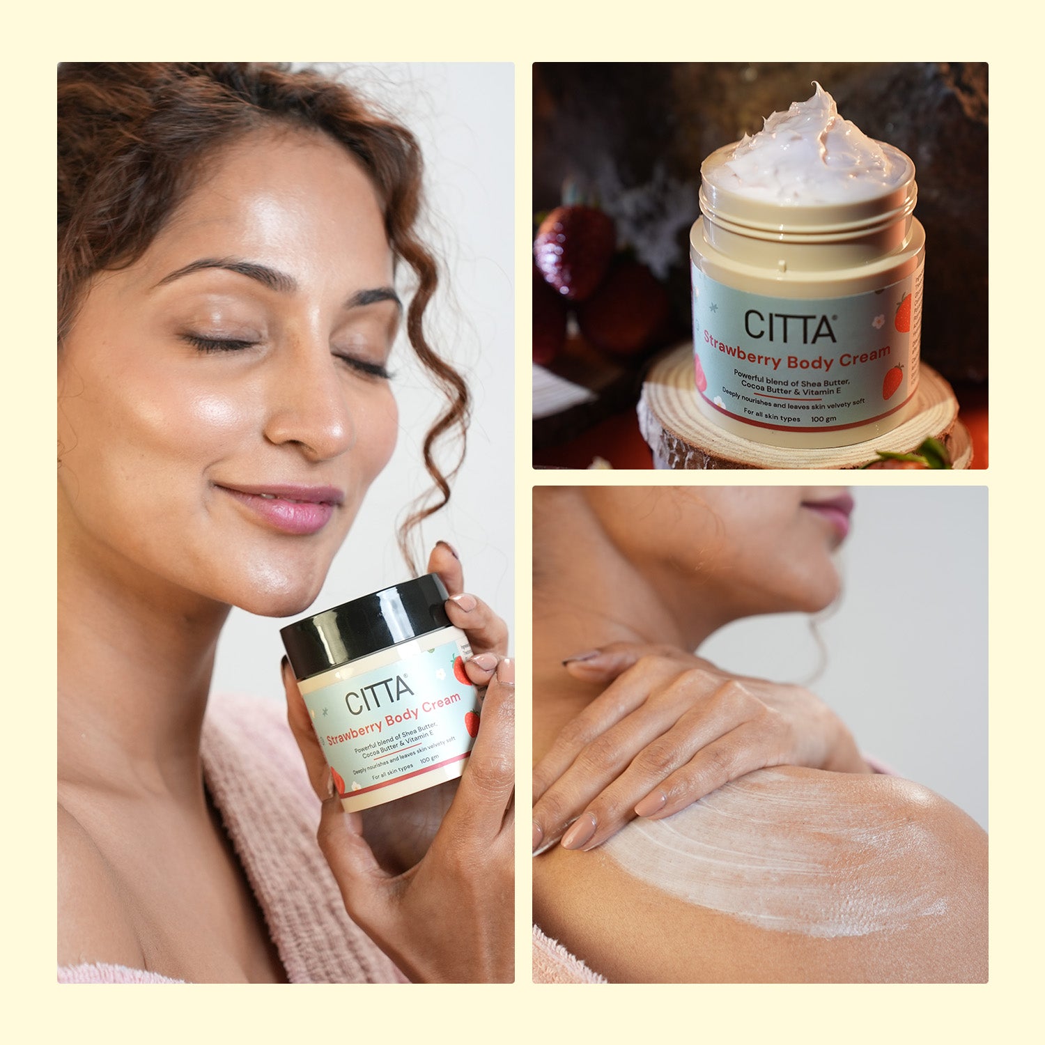 CITTA Strawberry Body Cream