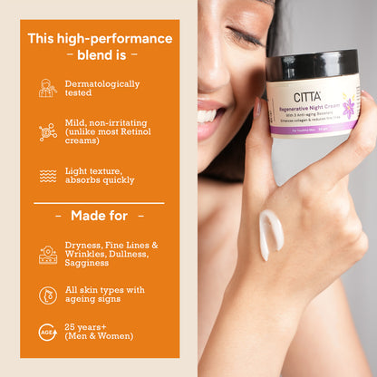  buy citta regenerative anti aging night cream – suitable for all skin types