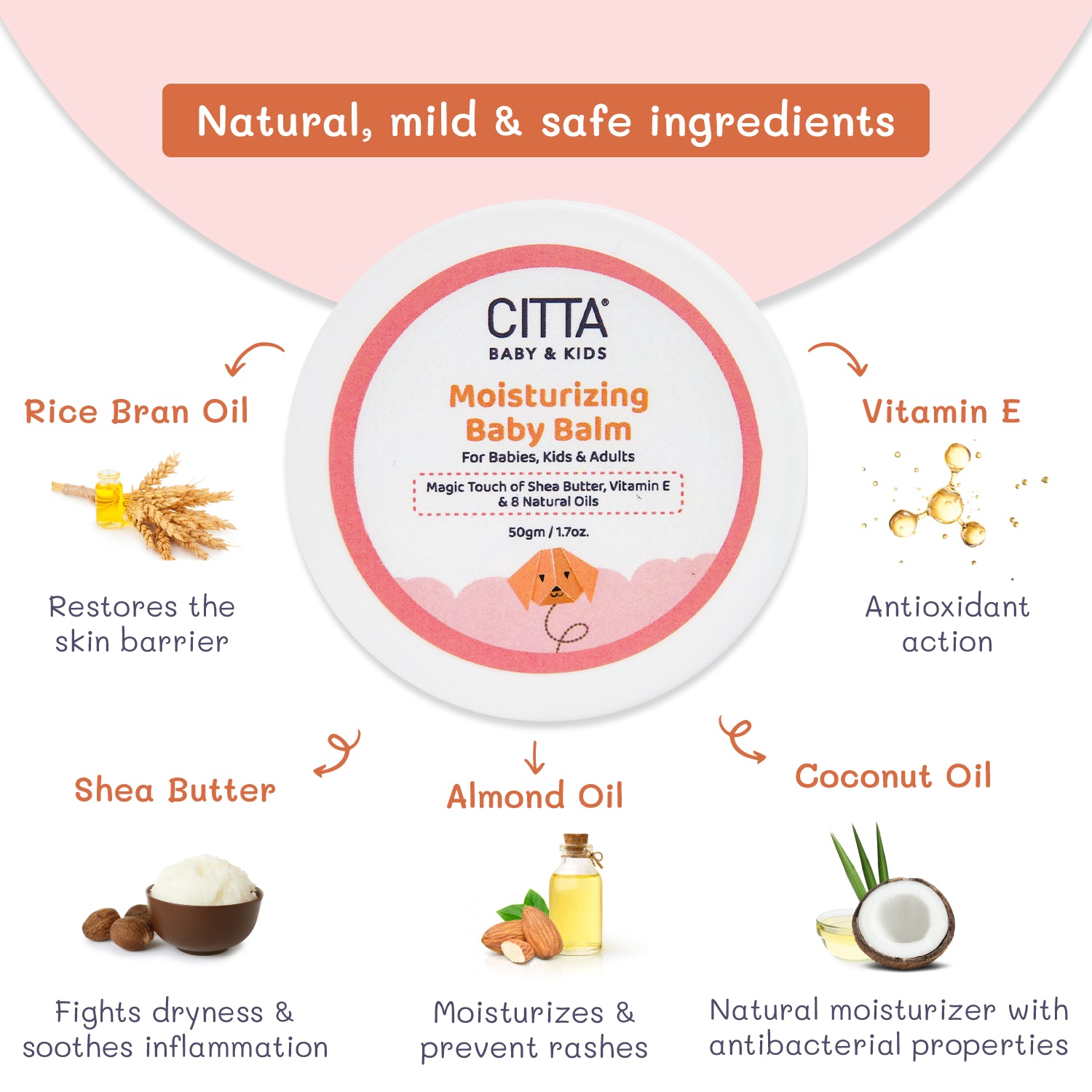 CITTA - Natural Moisturizing Baby Balm (Moisturiser)