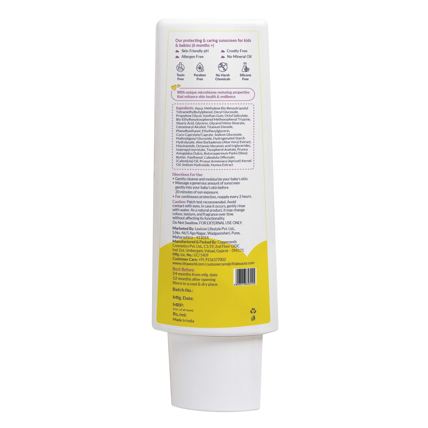 CITTA - Protecting Sunscreen SPF 70 PA++++