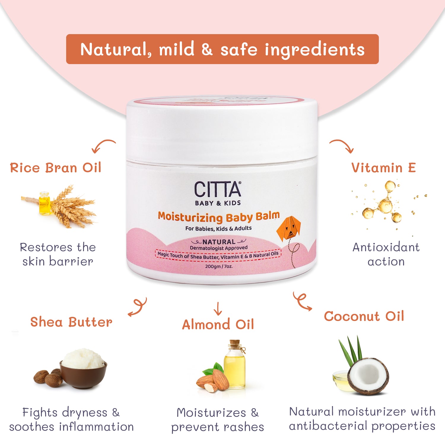 CITTA - Natural Moisturizing Baby Balm (Moisturiser)