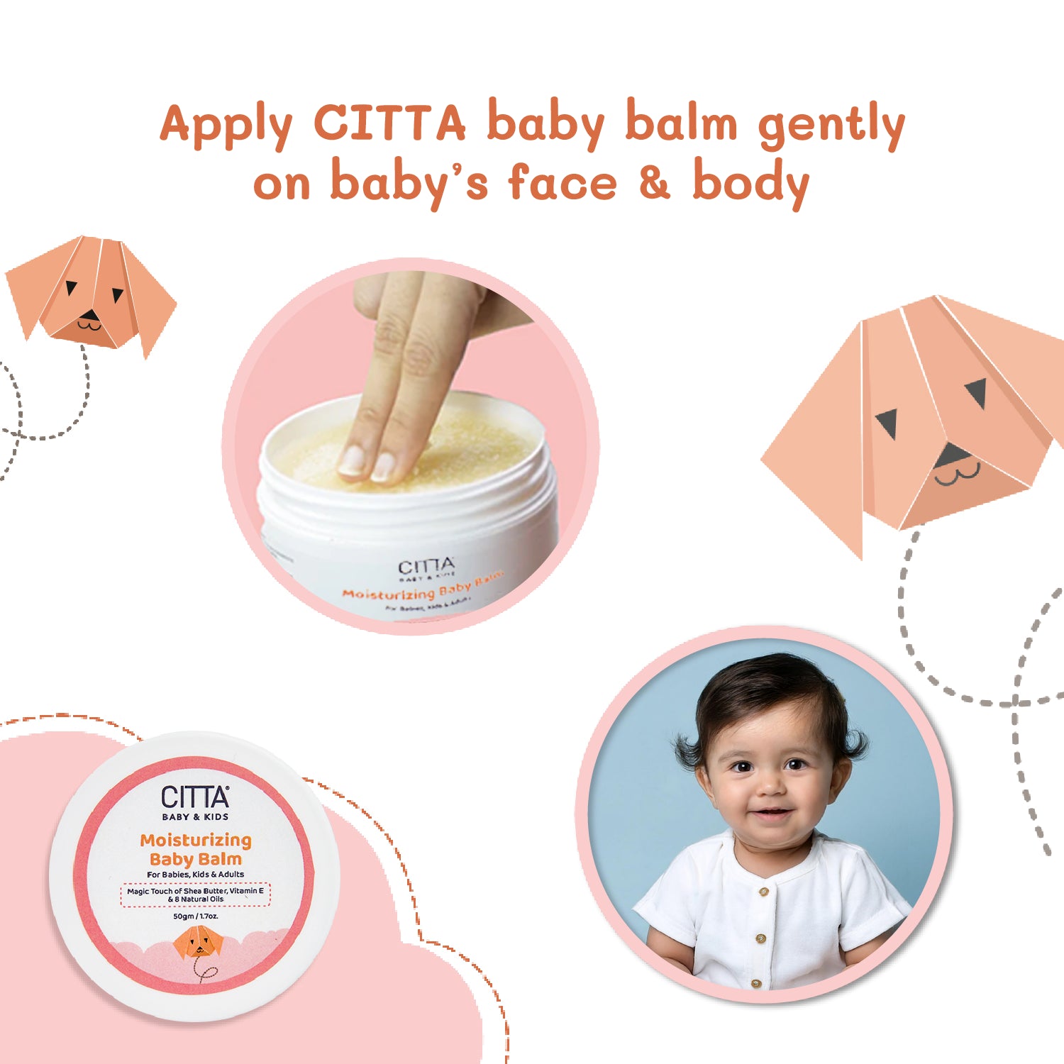 CITTA - Natural Moisturizing Baby Balm (Moisturiser)