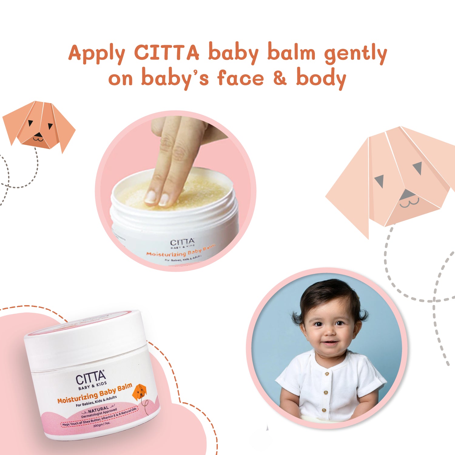 CITTA - Natural Moisturizing Baby Balm (Moisturiser)