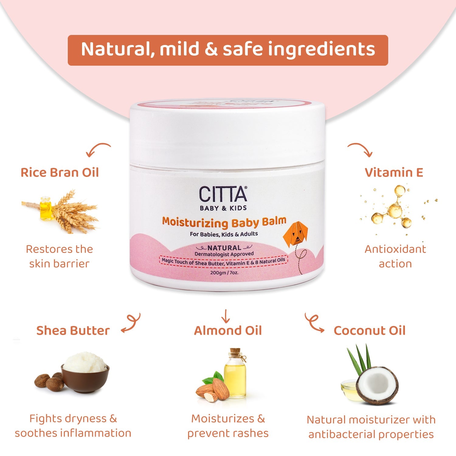 CITTA - Natural Moisturizing Baby Balm (Moisturiser)