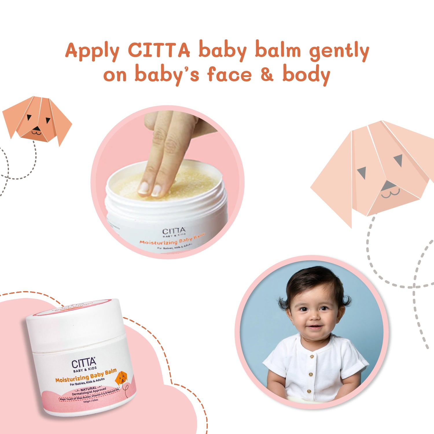 CITTA - Natural Moisturizing Baby Balm (Moisturiser)