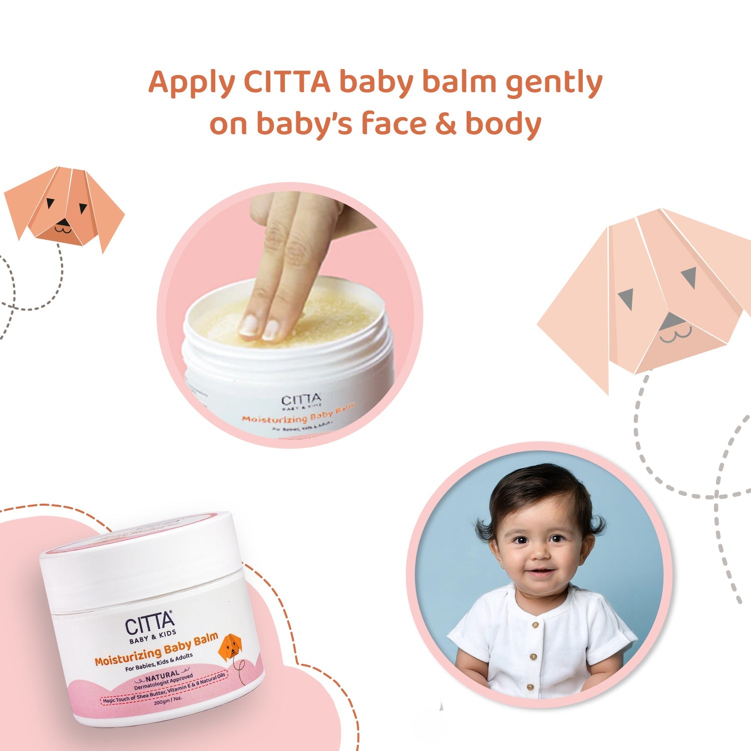 CITTA - Natural Moisturizing Baby Balm (Moisturiser)