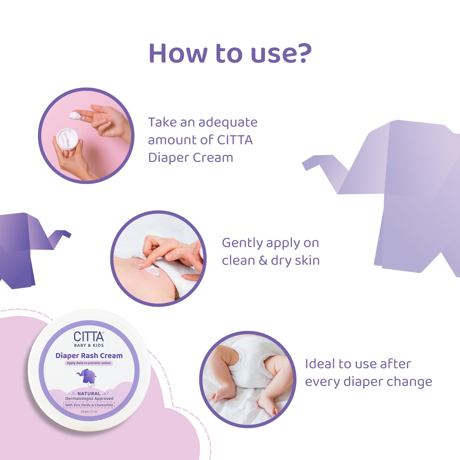 CITTA -  Diaper Rash Cream