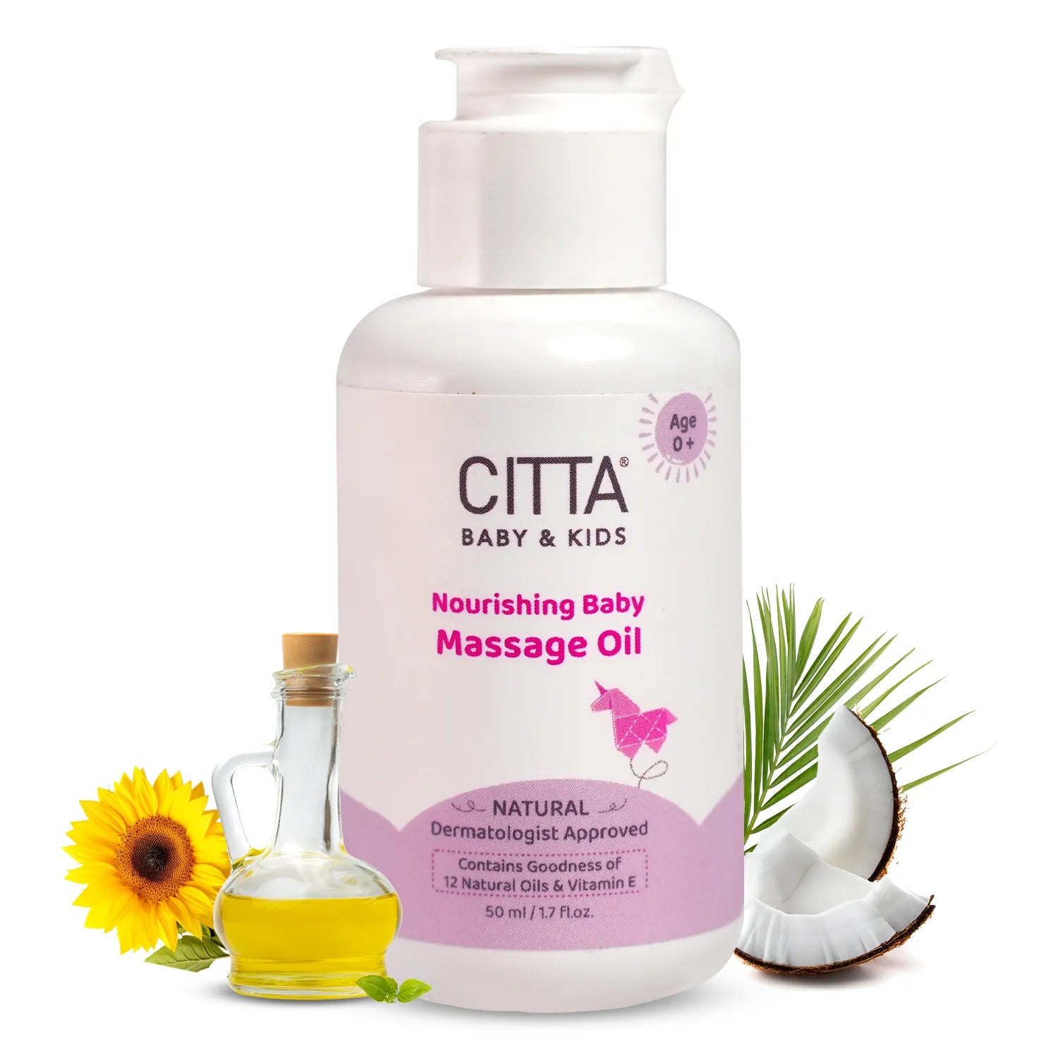  Gentle and Natural Baby Massage Oil – Moisturizing Oil for Baby Skin Care