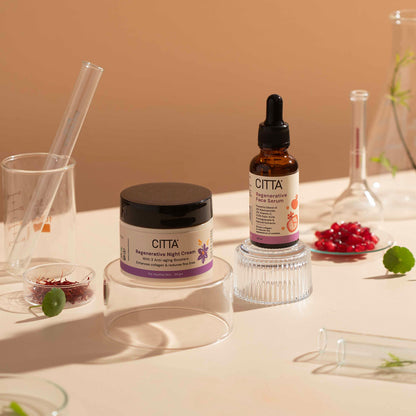  Anti aging serum and night cream with niacinamide vitamin C retinol and kojic acid