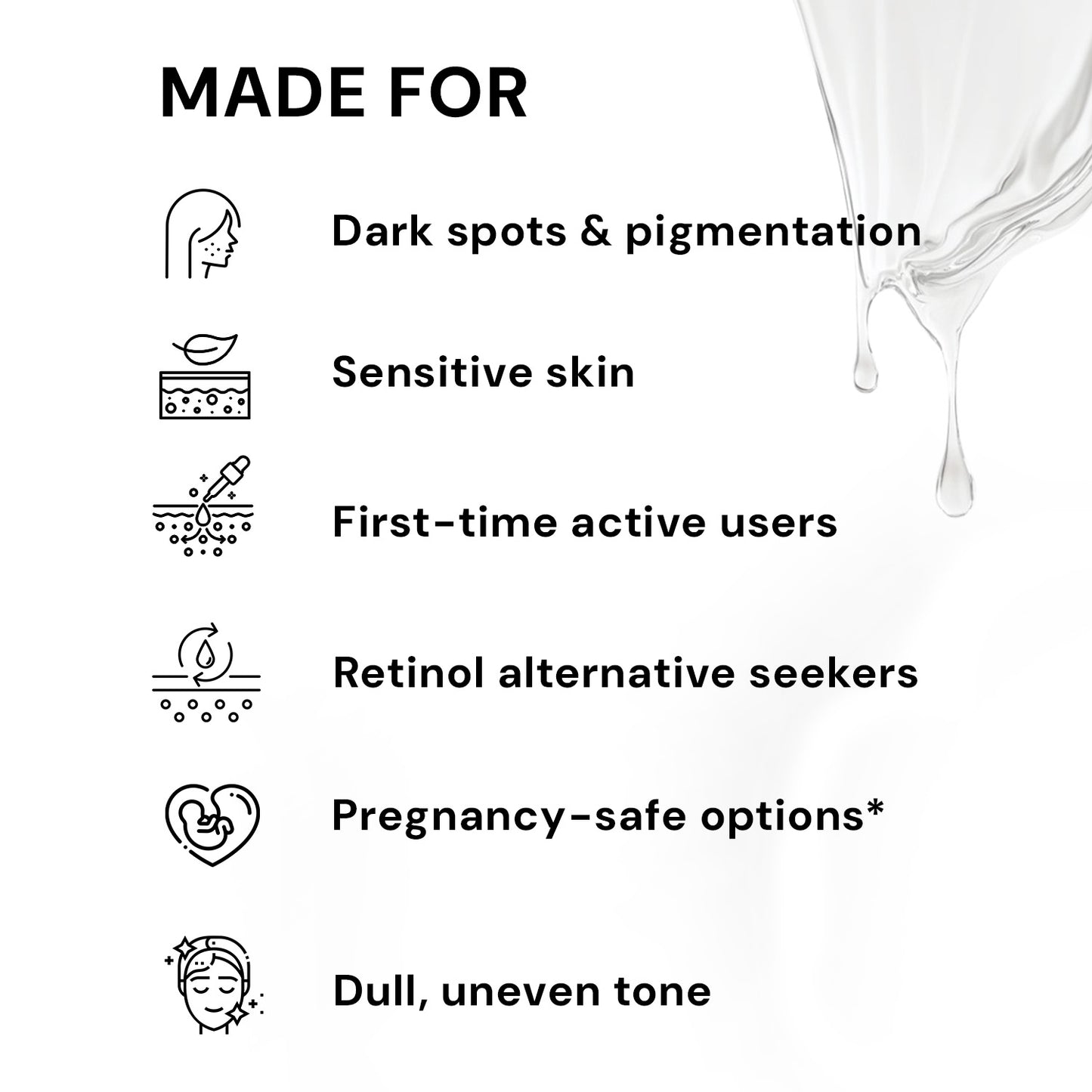 Anti Aging Face Serum – With Kojic Acid, Niacinamide & Vitamin C for Glow, Firmness & Youthful Skin