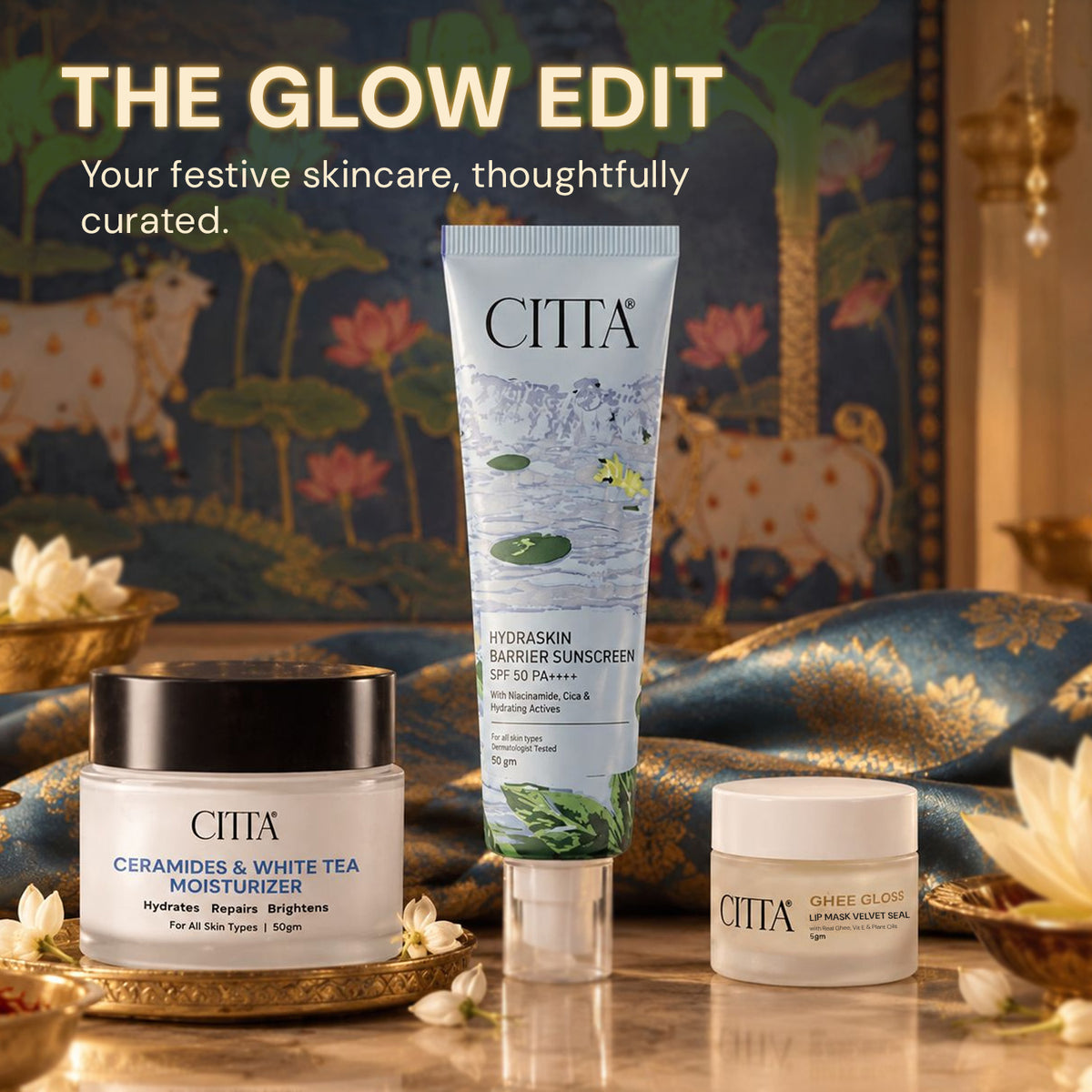 THE SECRET TO YOUR FESTIVE GLOW COMBO
