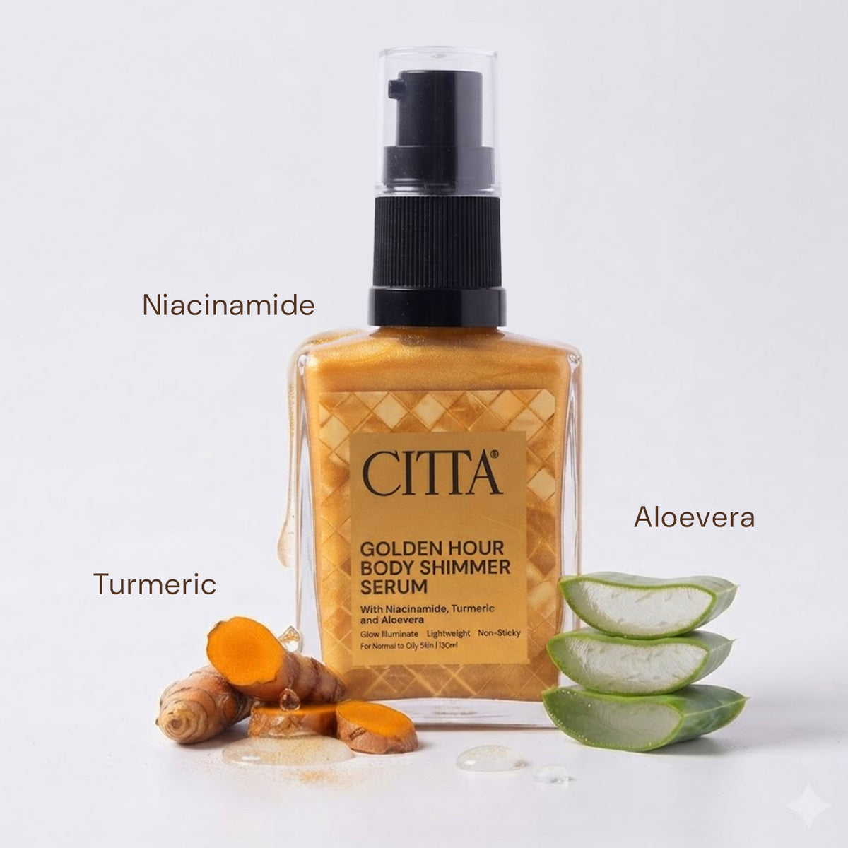 CITTA Golden Hour Body Shimmer Serum