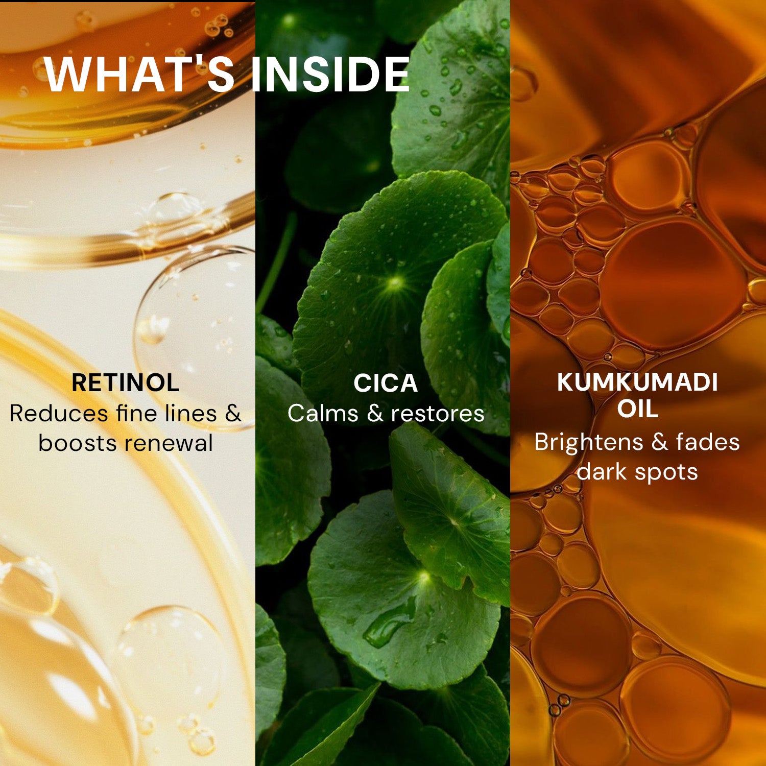 Regenerative Retinol Night Cream with Kumkumadi & Cica | Anti-Aging & Brightening
