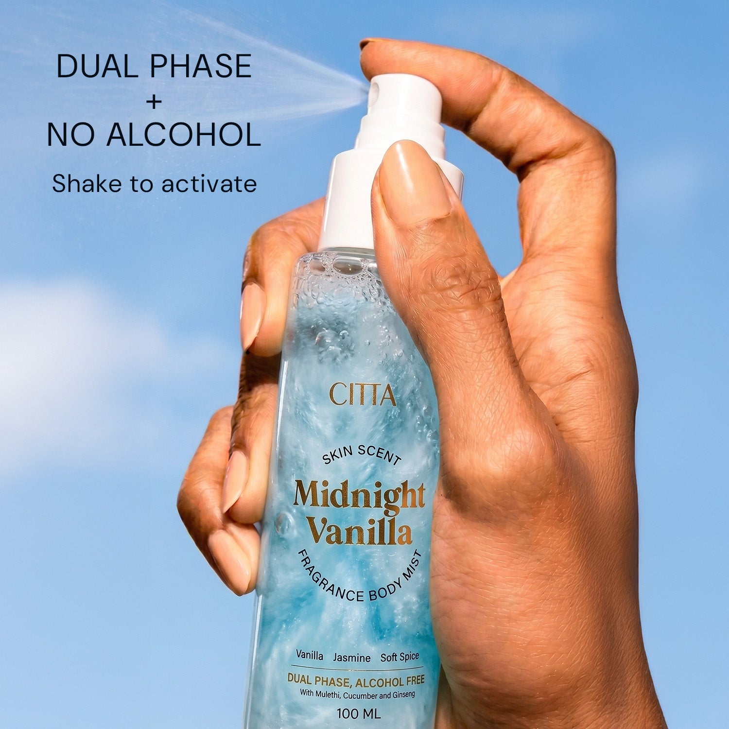 CITTA Midnight Vanilla Skin Scent Body Mist