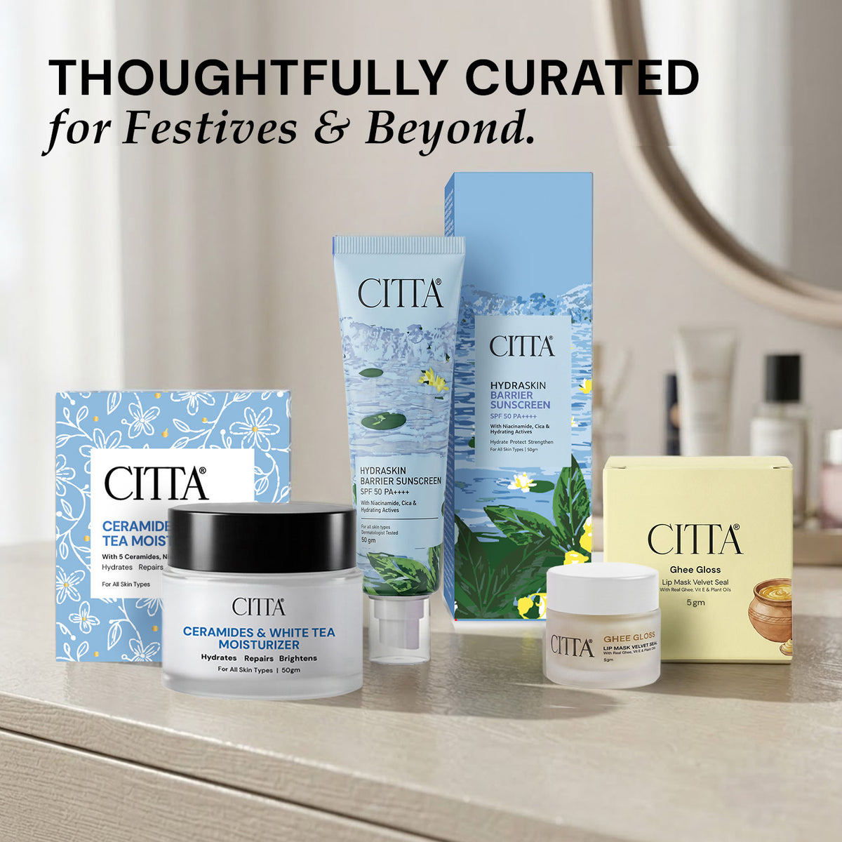 THE SECRET TO YOUR FESTIVE GLOW COMBO