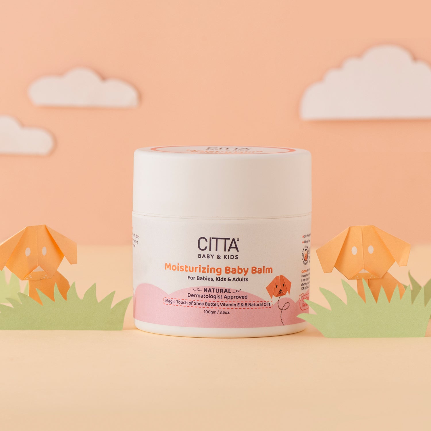 Natural Baby Moisturizer Balm for Dry, Sensitive Skin